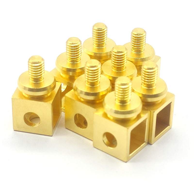 Micro Machining CNC Brass Parts Anodized Brass Precision Turned Components