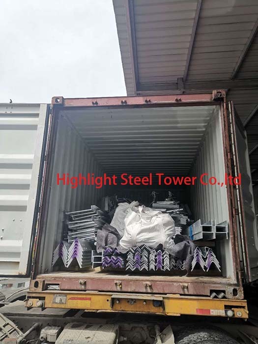 Three Legged 60 Degree Lattice Angular Self Support Tower
