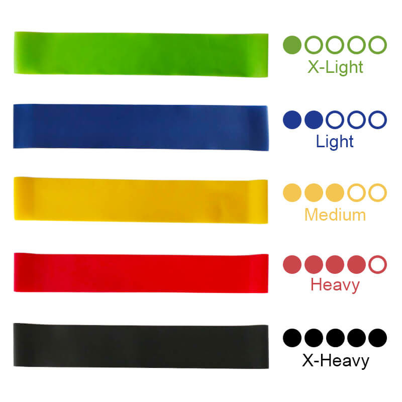 Unisex Fitness Rubber Bands , Yoga Resistance Bands For Body Shaping