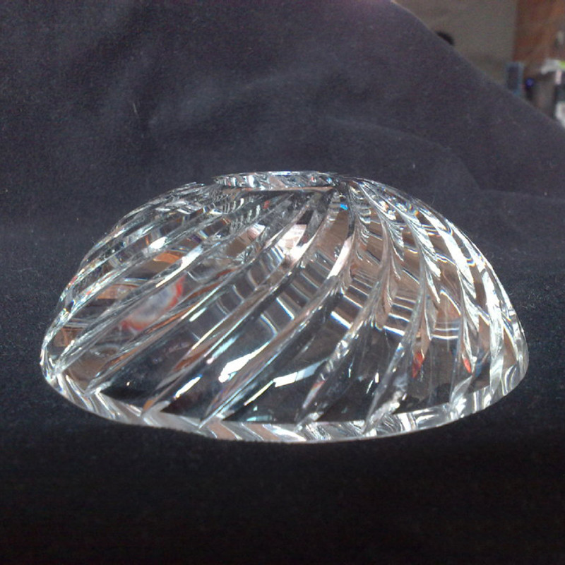 100mm Diameter LED Ceiling Light Lumen 9W Stamped Aluminum Crystal Lampshade