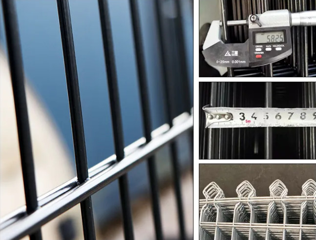 High Strength Q235 Galvanized Double Loop Fencing PVC Coated 868 Mesh Fencing