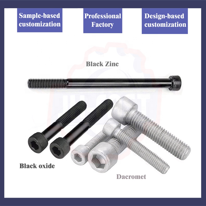 DIN Standard Low Thin Head Hexagon Socket Shoulder Screw Bolt with Washer and Control