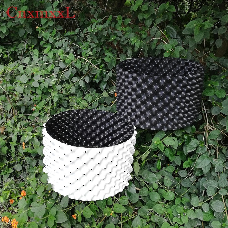 White Plastic Plant Pot Tree Air Prune Plant Root Growth Container Root Control pot