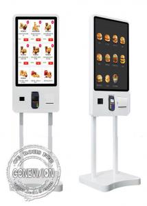 Buy cheap Wall Mountable Food Ordering Machine Self Service Kiosk WIFI 32 Inch With POS / Ticket Printer product