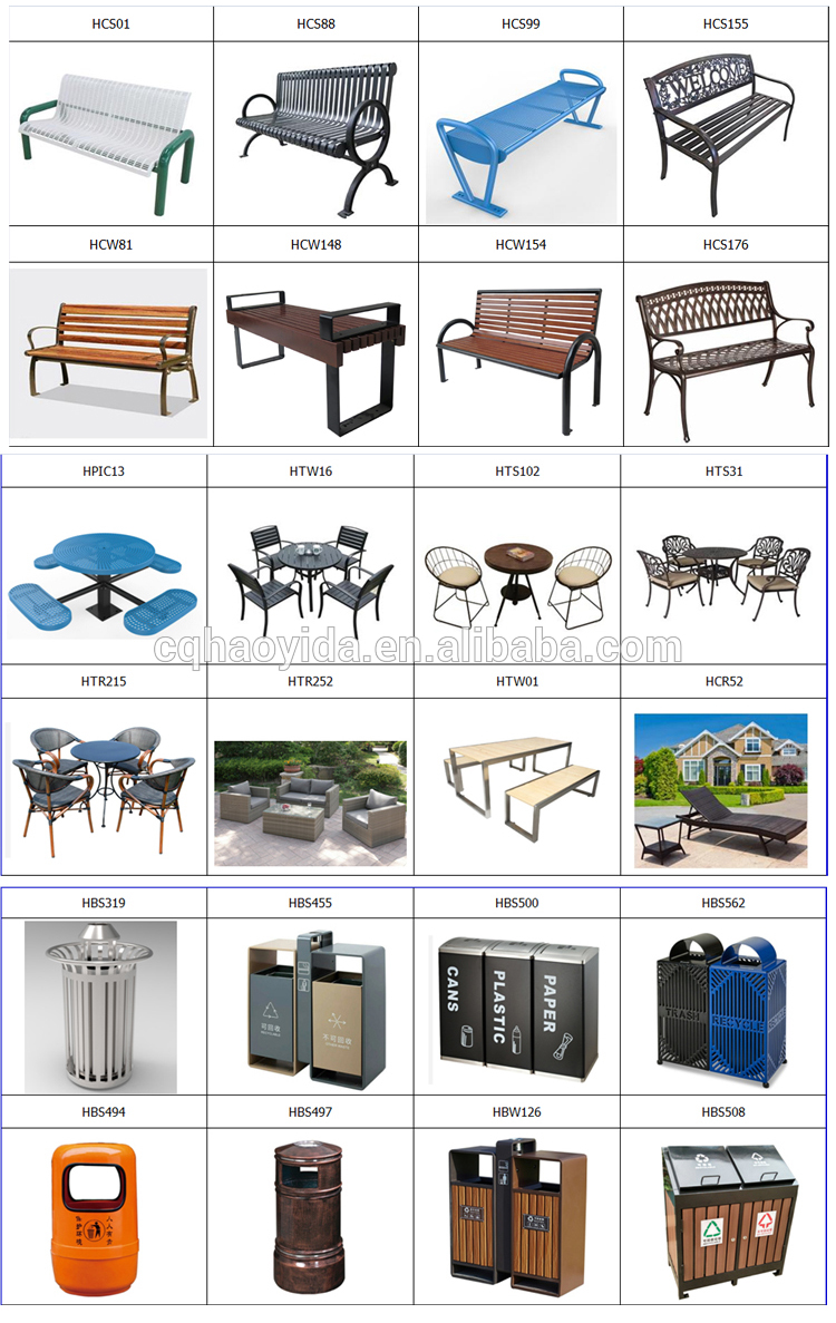 Wood Plastic Composite SGS 50L Two Compartment Trash Can