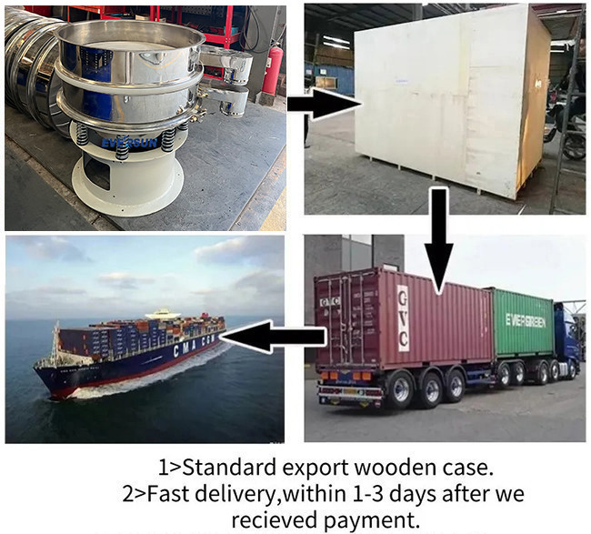 High Frequency Powder Sieving Machine Grading Equipment With Nylon Screen