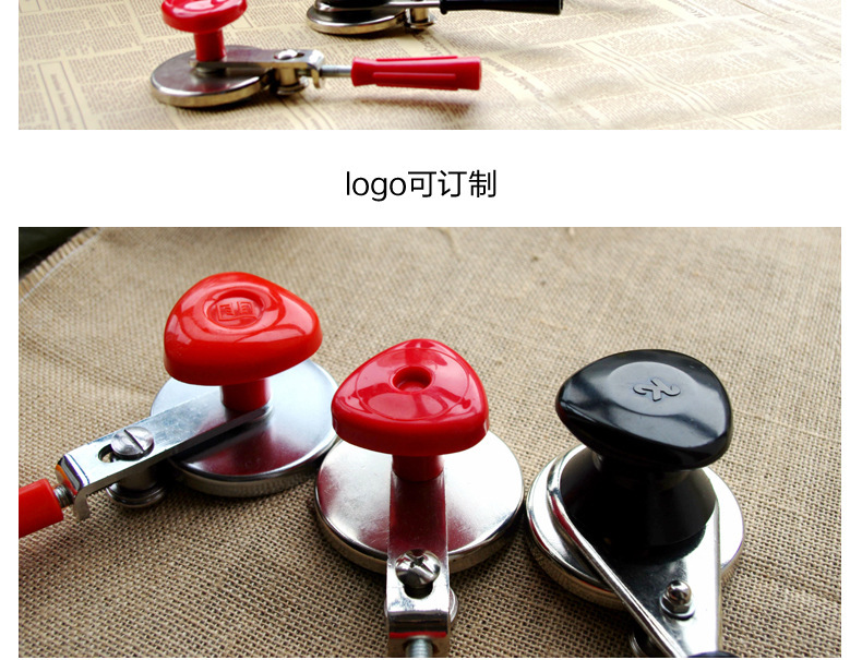 Robust Tinplate Cap Press Ergonomic Manual Bamboo Can Sealer for Home Small Business