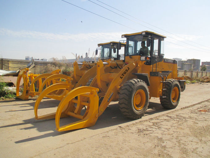 LTMG Small Log Loader Grapple 3 Ton Sugarcane Loader 3900mm Lifting Height