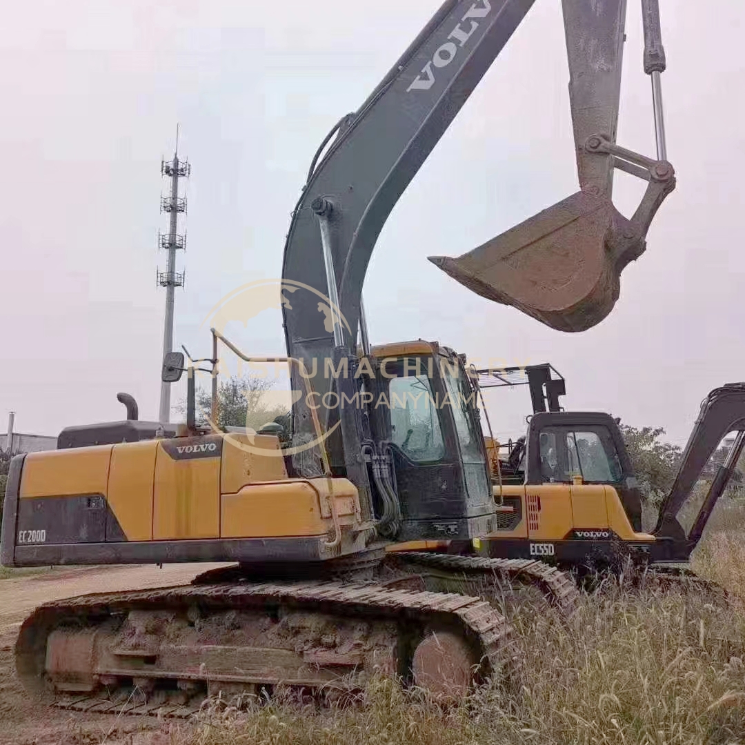 20TON Used Volvo EC200DL Crawler Excavator with Low Working Hours in Good Condition
