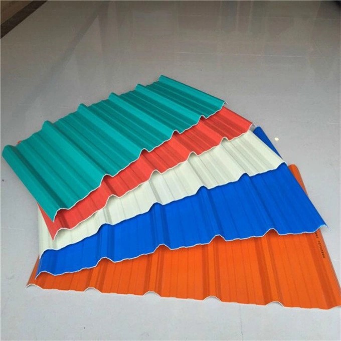 Galvanized DIN Steel Roofing Sheets DX51D Color Corrugated Metal 12m