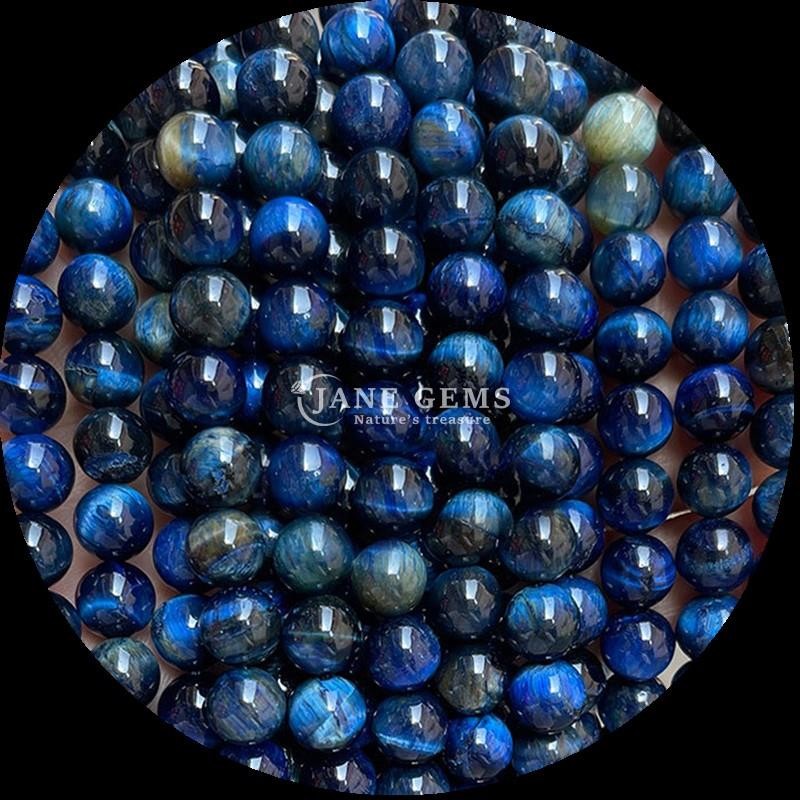 Polished 8mm Round Cut Gems Bead in Assorted Colors for Beadwork Projects