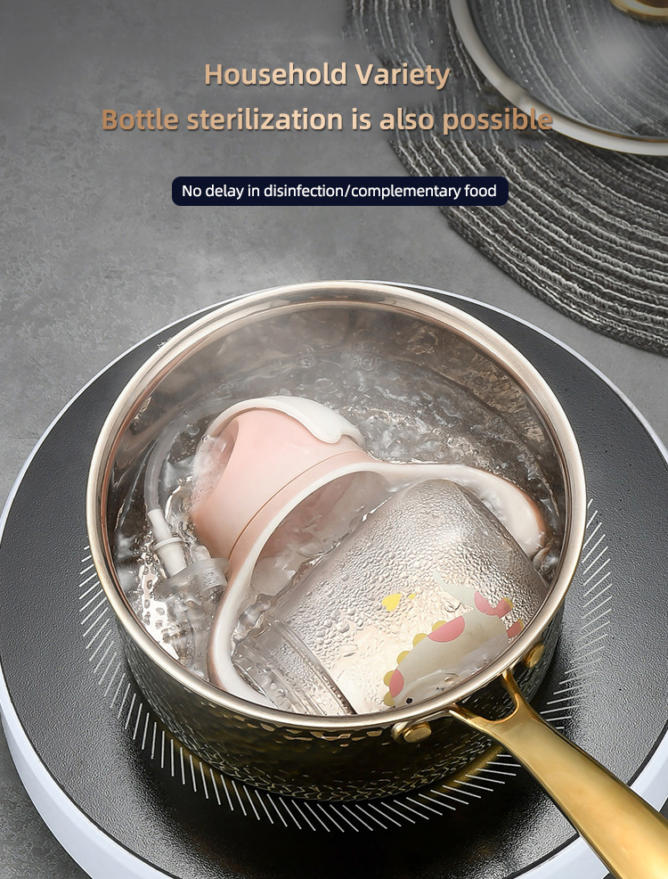 Multifunction Kitchen Sauce Pans Stainless Steel With Steamer