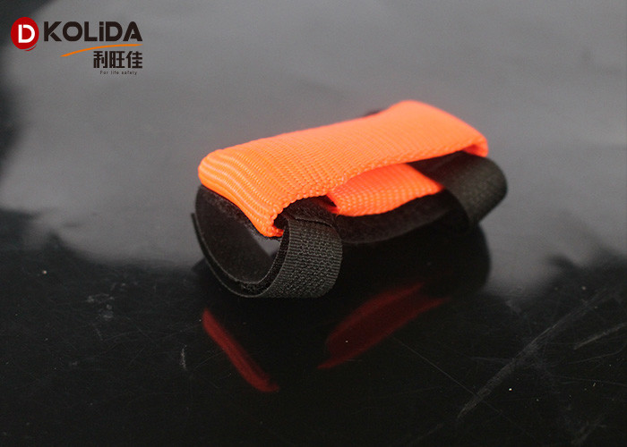 Orange Weather Resistant Dog Collar Safety Light LED Attacher Cover
