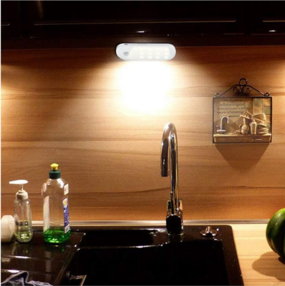 USB Rechargeable Motion Sensor Light,LED under cabinet light, Stick-On Night Light with USB Rechargeable Battery