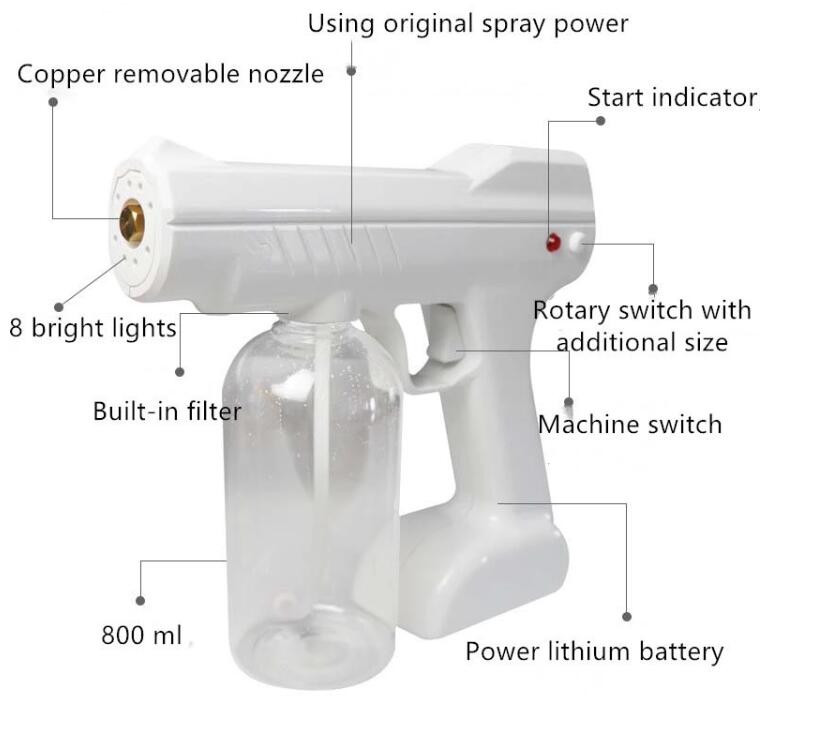 Hospital And School Use Disinfection Nano Steam Sterilizer Spray Gun
