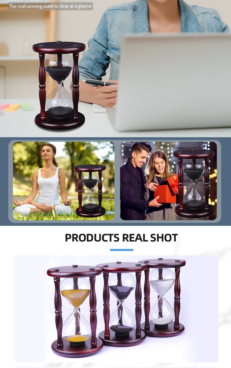 Decorative Hourglass Sand Timer 1 Hour Sand Clock Hourglass