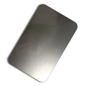 Buy cheap Sand Blasted Black Brushed Stainless Steel Sheet Cold Rolled Frosted Finish product