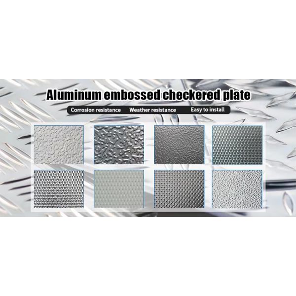 5.0mm Aluminum Diamond Plate Sheet 5754 Aluminum Checker Plate