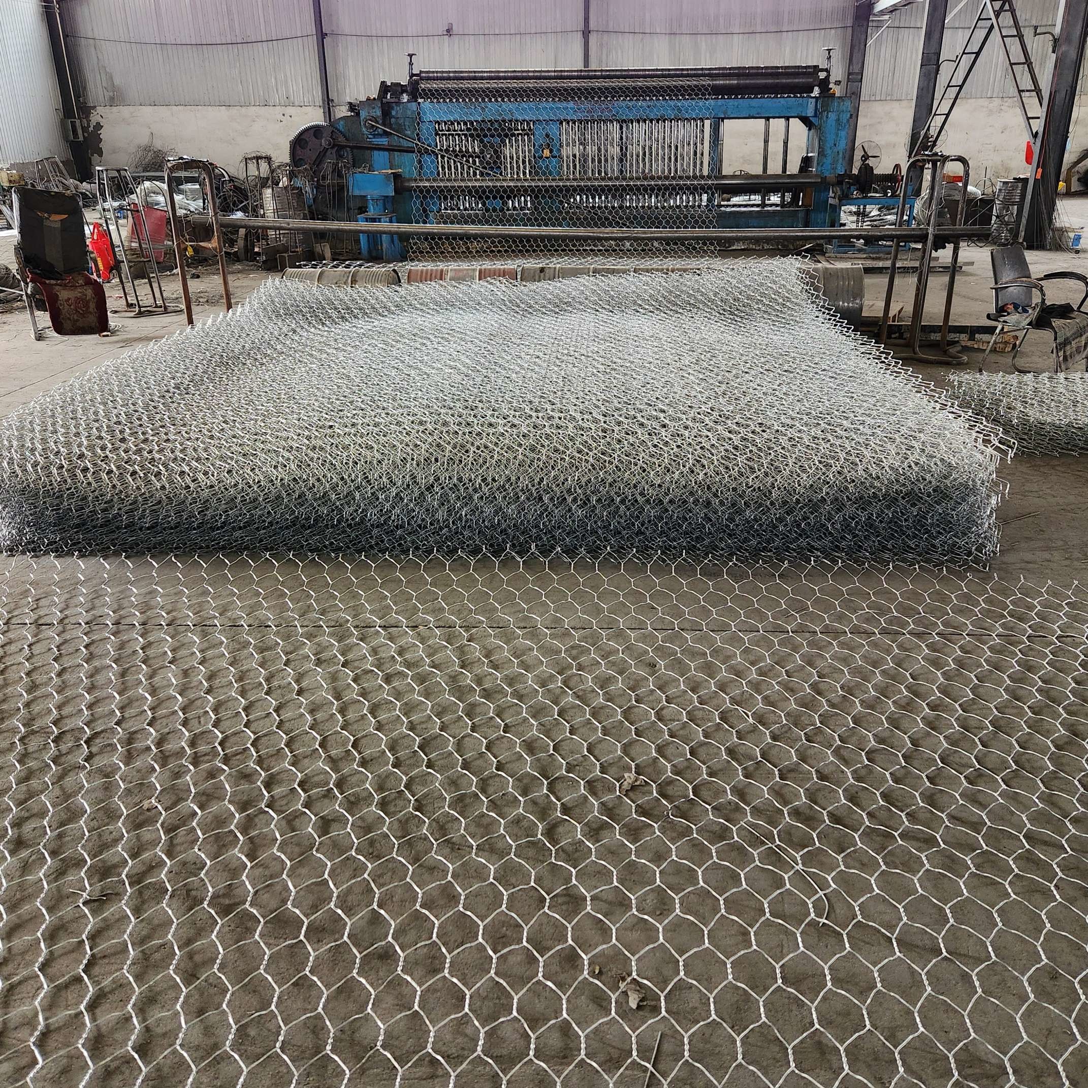 Woven Gabion Mattress Riverbed Stabilization Erosion Control Heavy Duty Zinc Coated