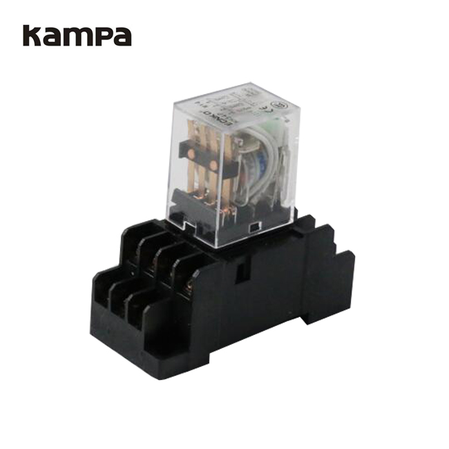 KAMPA MY4NJ HH54P LED Intermediate small size Power Relay relais DC12V DC24V AC220V