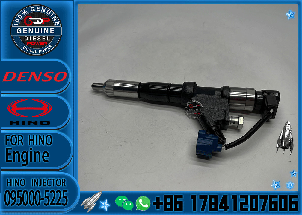 Diesel Fuel Injection Common Rail Injector 095000-5226 095000-5225 23670-E0341 for HINO TRUCK E13C