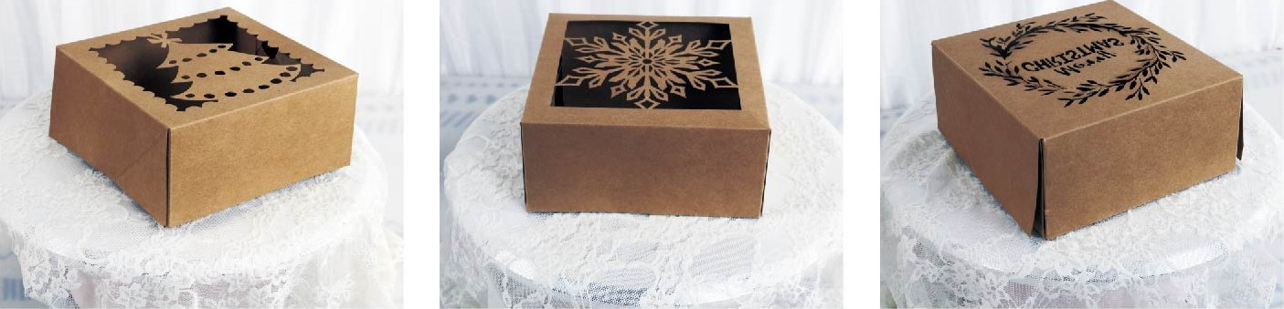 Factory price cake packaging bulk wholesale cake box with window custom logo print birthday wedding cake boxes