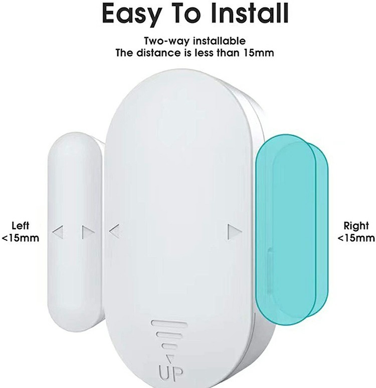 Window Door Alarm Magnetic Entry Sensor Alert For Home Kids Safety