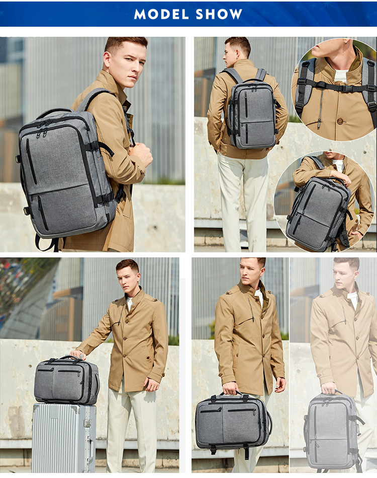 Multifunctional Anti Theft Travel Waterproof Hiking Backpack OEM ODM