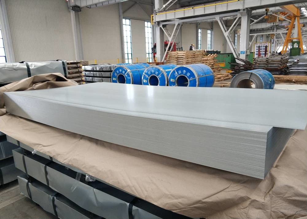 G40 G90 Hot Dip Galvanized Zinc Sheet Anti Finger Oiled Passivated