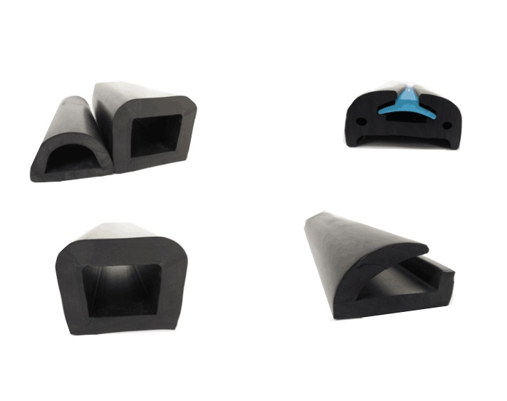 EPDM Marine Bumper Fenders for Boat and Dock Eco-Friendly D Type Fender Eco-Friendly
