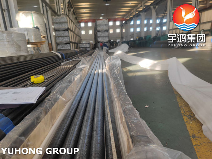 Wound Fin Tube, ASME SA179 With Aluminum 1060 , L Type Fin Tube, Air Cooler And Condenser Application 2