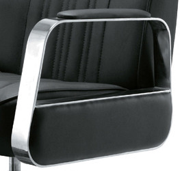 Modern Style All Purpose Barber Chair Chrome Hand Rest For Man , OEM ODM Service