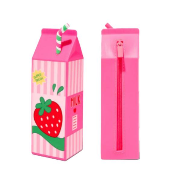School Office Supplies Silicone Pencil Box School Organize Bag Large Capacity