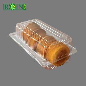 Buy cheap Customized Plastic Bakery Packaging Disposable Plastic Bakery Boxes With Lid product