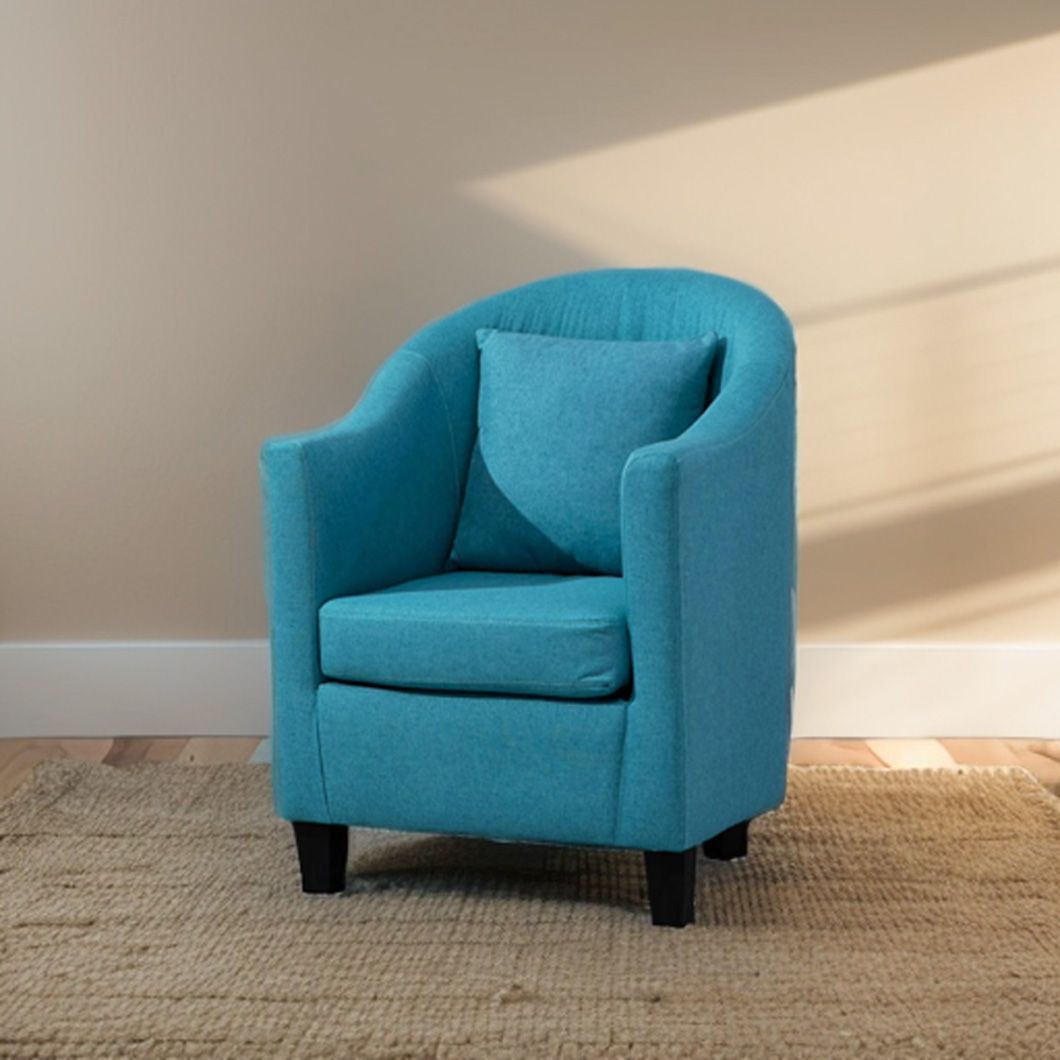 Wooden Frame Decoration Upholstered Sofa Chair for Coffee Shop and Hotel and Bedroom
