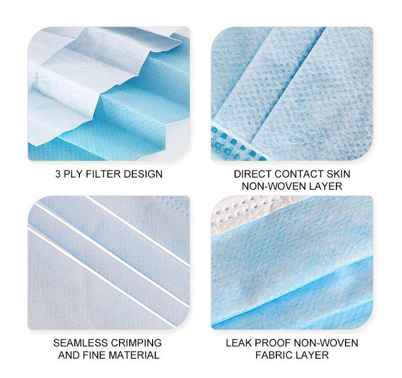 Anti Dust Disposable Face Mask For Kids Individual Package 175mm x 95mm