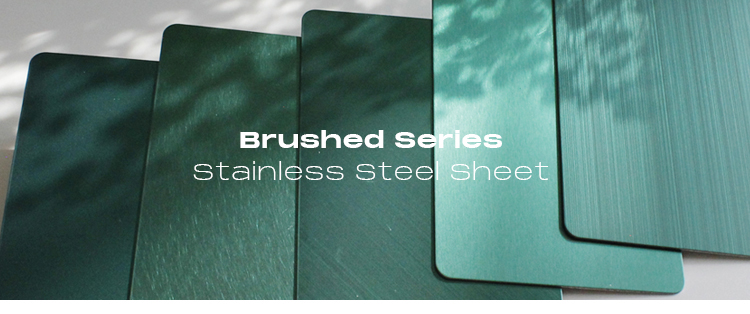 Elevate Architectural Exteriors Brushed Stainless Steel Sheet Gold Plated For Wall Cladding BIS
