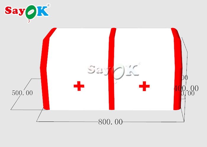 Inflatable Emergency Tent Water - Proof Large Inflatable Medical Tent / Field Hospital Tent