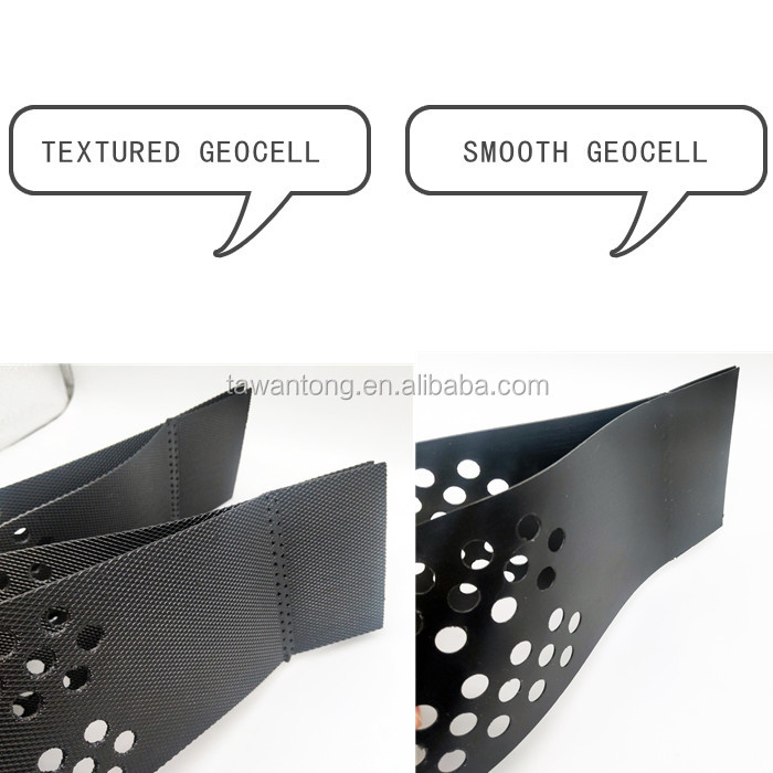 Norway HDPE Geocell for Retaining Wall 50mm-250mm Height CE ISO14001 ISO9001 Certified