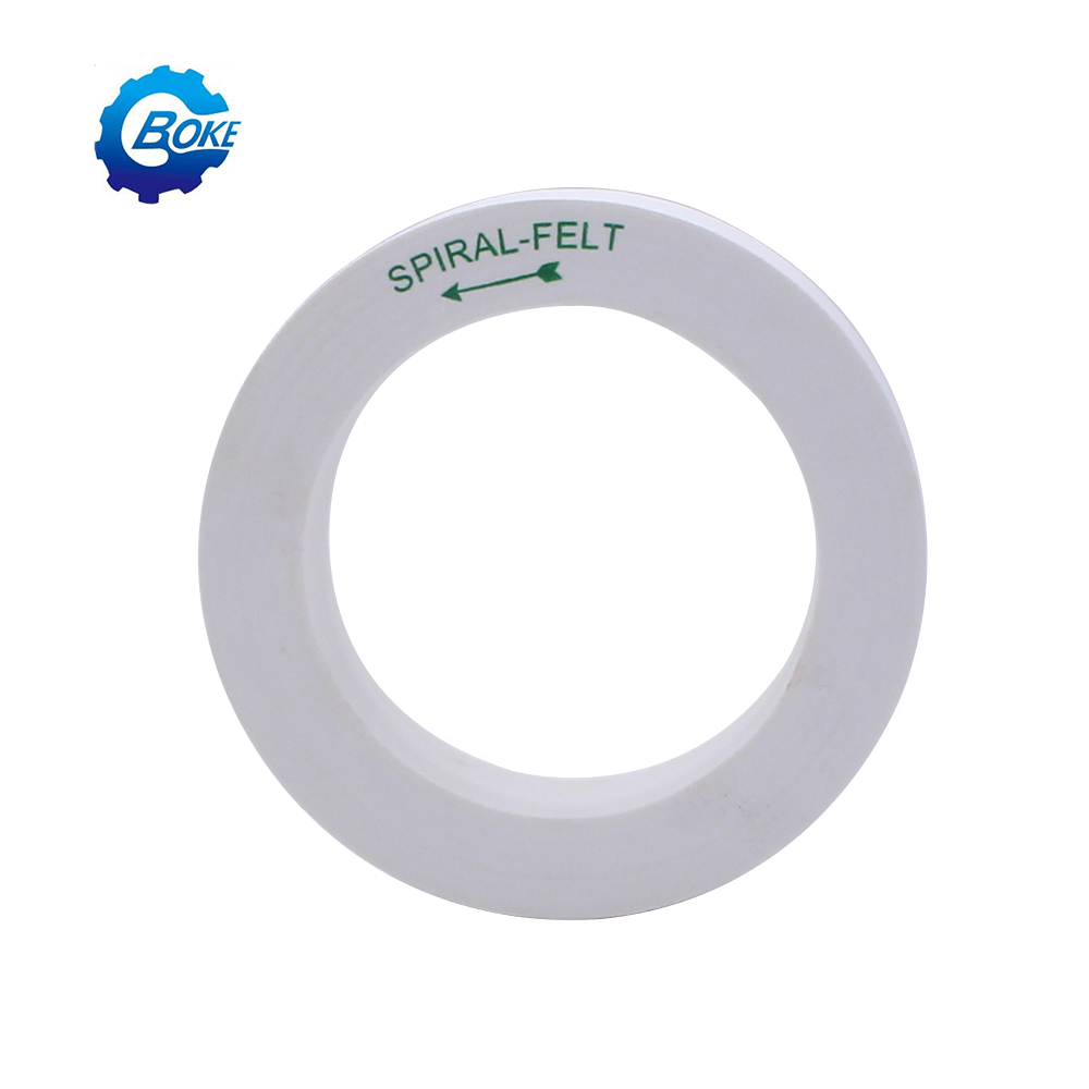 Spiral Felt Wheel On Beveling Machine For Glass Polishing