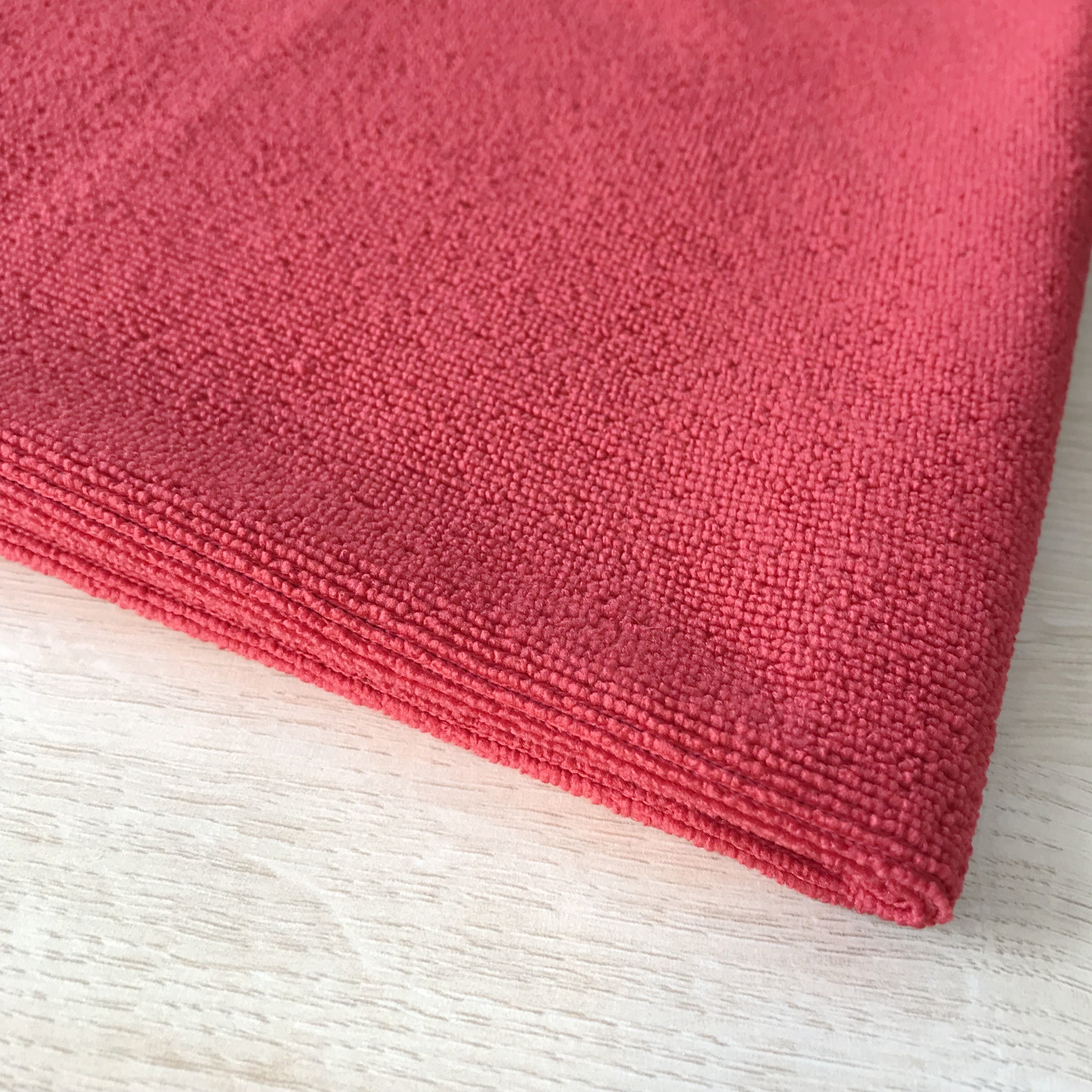 High weight weft square microfiber small tea towels 40cm* 40cm OEM in China