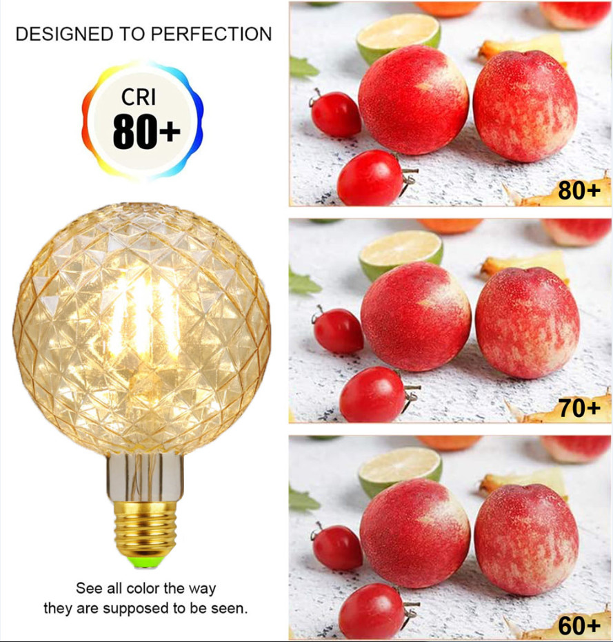 2W 4W Edison Decorative Light Bulbs Pineapple 6 Watt LED Edison Bulb 2200K