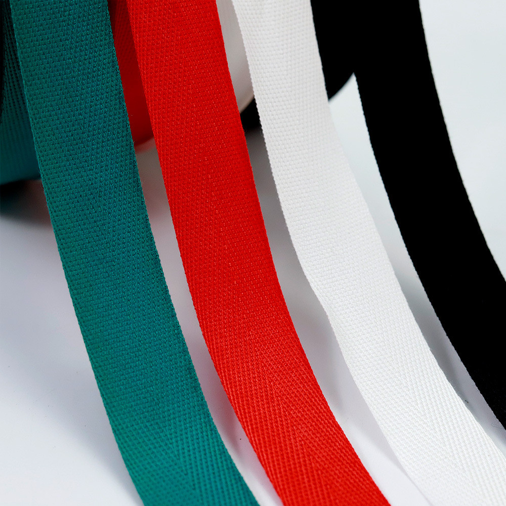 2.5cm Regradable Ribbon Gift Packing Tencel Ribbon Herringbone Ribbon