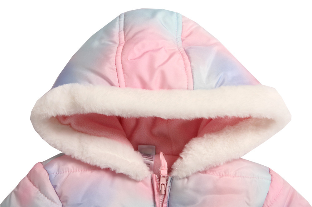 Stockpapa 100% polyester Baby Girls Hooded Winter Coat