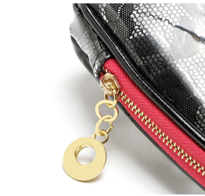 Fashion Luxury Portable Travel Women PVC Transparent Makeup Bag