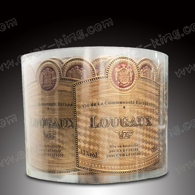Adhesive Metal OEM Pantone Color Spirits Spirit Labels