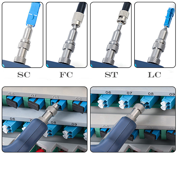 78*22*56mm Fiber Inspection Probe Magnifier Microscope for Network No Network Required