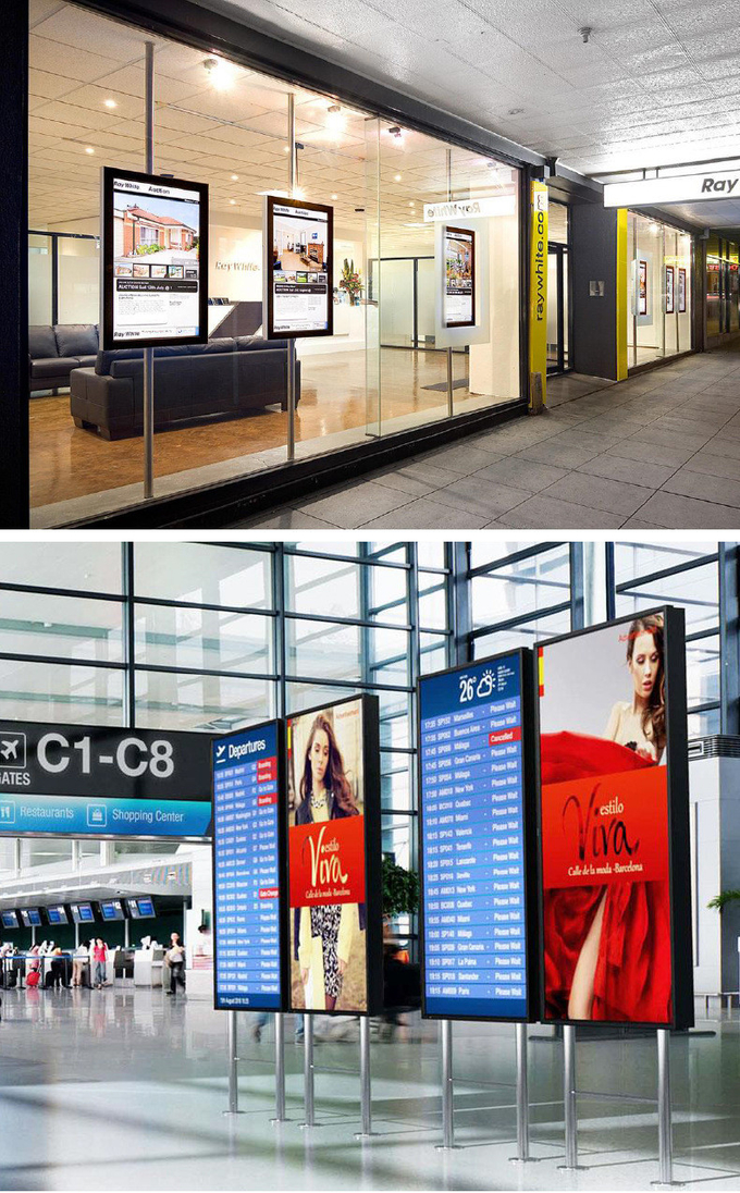 50inch Wifi Advertising Light Box Display Stand for Wide Viewing Angle and Long Lifespan