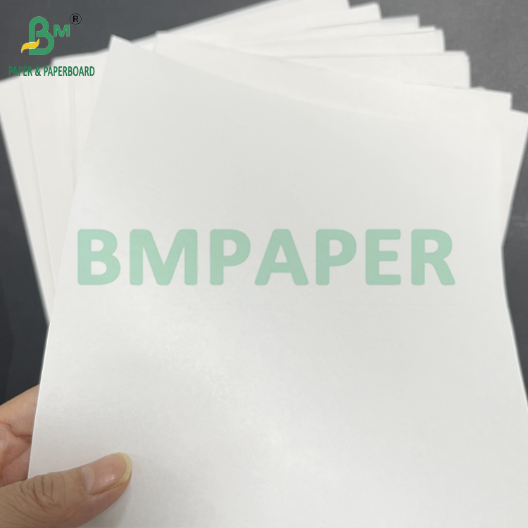 Smooth Food Grade 70 - 150 GSM White Bleached Kraft Paper Roll 15 Inch x 1000ft