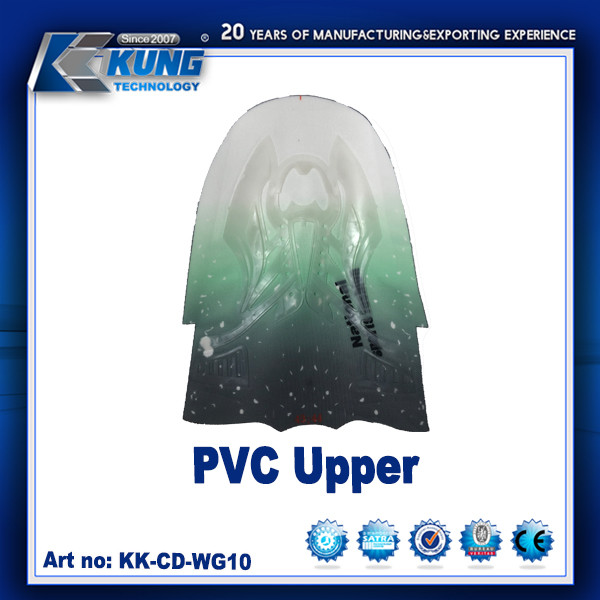 PVC upper/Oem Accept Tr Pvc Mesh Injection Sports Shoes Upper